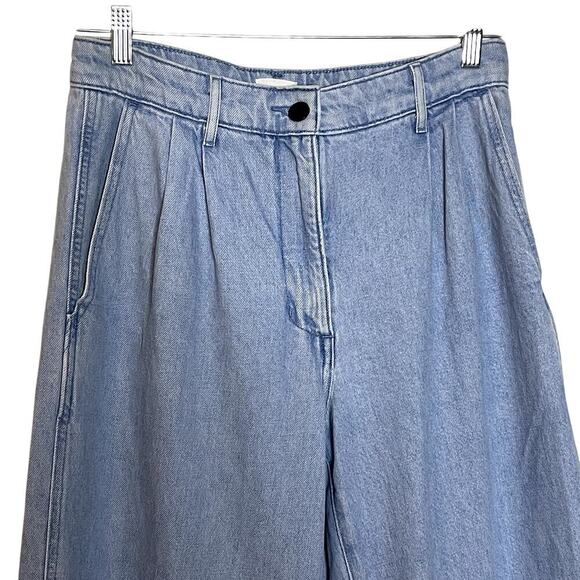 Aritzia Wilfred Free Jeans‎ Sz 8 High Waist Wide Leg - Picture 4 of 8